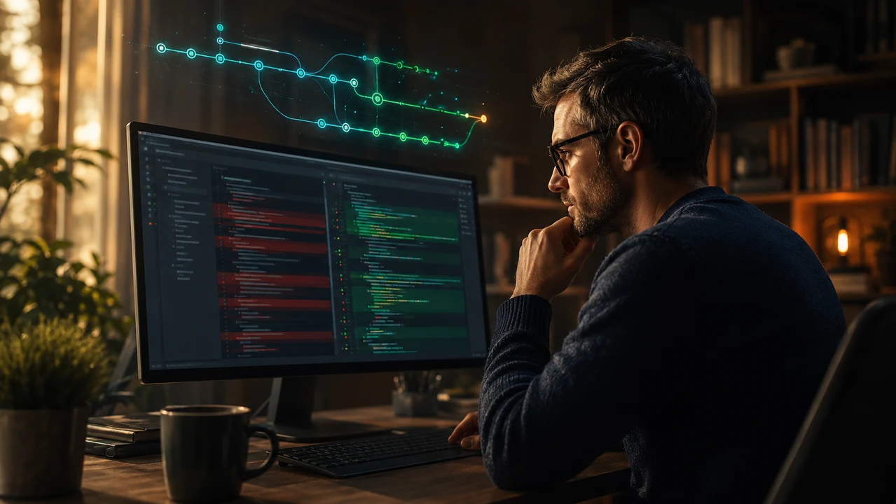 Claude Code + GitHub — Versionskontrolle, PRs, Issues mit KI (Cover)